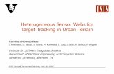 Heterogeneous Sensor Webs for Target Tracking in Urban …ewh.ieee.org/r3/nashville/events/2007/2007.12.12.pdfDec 12, 2007  · Heterogeneous Sensor Webs for Target Tracking in Urban