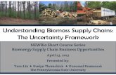 Understanding Biomass Supply Chains: The Uncertainty Frameworkbioenergy.psu.edu/shortcourses/2013BusinessSupplyChains/01_Liu... · Demand and supply uncertainties affect how the supply