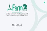Pitch Deck - Farm2Kitchen · bcFoods –Built on Microsoft Dynamics NAV, this Food Tracking ERP offers quality control features and advanced notifications. NinjaCart –Marketplace