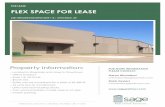 FOR LEASE 2201 Brookwood Drive FLEX SPACE FOR LEASE Flex ... · Flex Space for Lease Property Information: Located in Riverdale and in close proximity to Downtown. Suites available