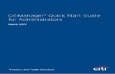 gra28148 CitiManager Quick Start Guide for Administrators 2017€¦ · Screen Step/Action CitiManager Home Screen 1. From the CitiManager Home screen, click the Card Accounts sub-tab.