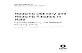 130501 Housing Delivery and Housing Finance in Haiti EN€¦ · Housing Delivery and Housing Finance in Haiti 8 OPIC Overseas Private Investment Corporation OREPA Offices Regionaux