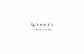 Spirometry - JU MedicineSpirometry •Is the measurement of the air moving in and out of the lungs during various respiratory maneuvers. It allows one to determine how much air can