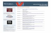 advertising thought leadership - Venable LLP · Advertising, U.S. News and World Report, 2011-2012 Ranked top-tier among the nation’s top advertising firms in the Legal 500 guide