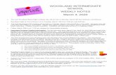 WOODLAND INTERMEDIATE SCHOOL WEEKLY NOTES March 4, … · Woodland Intermediate School David Lamers, Principal March 2020 Dear Parent: Wisconsin students in Grades 5 and 6 will be