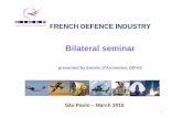 FRENCH DEFENCE INDUSTRY - az545403.vo.msecnd.netaz545403.vo.msecnd.net/uploads/2015/03/emeric... · The French Defence Industry • 17,5 B€ turnover in 2013 • 30 to 35% exported