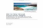 Oil in the Great Australian Bight - The Australia Institute or... · an inquiry into Oil or Gas Production in the Great Australian Bight. This submission focuses on point b. of the