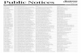 Public Notices - Business Observer€¦ · Public Notices PAGES 21-72 MANATEE COUNTY Case No. Sale Date Plaintiff & Defendant Address Attorney 41-2010-CA-007944 Div D 07-19-13 Wells
