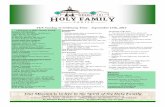September 13, 2015 - Holy Family Parish, PittsfieldOur Mission is to live in the Spirit of the Holy Family Email: hfp@holyfamilyparish.ca Website: 75 Poirier Ave. St. Albert, AB T8N