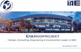 ENERGOPROJEKT · Energoprojekt was founded in 1951. in Belgrade, as a state owned company to provide design and consultancy services within hydro and thermal power generation and