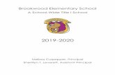 Brookwood Elementary School · Brookwood Elementary is a Title I school. Title I is the largest federally funded program for public schools. Through Title I, money is given to school