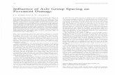 Influence of Axle Group Spacing on Pavement Dam·ageonlinepubs.trb.org/Onlinepubs/trr/1990/1286/1286-014.pdf · flexible pavements were evaluated as a function of axle spacing. ...