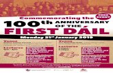 Commemorating the eVent 100 AnniVersAry oF the …...Venue The Waterdale Suite, Claregalway Hotel, Baile Chláir, Co. na Gaillimhe Lectures 7.30pm ~ 9.30pm ‘Revolution at the Ballot