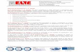 ELTE Engineering L.L.C Skopje Company for manufacturing, …elte-inzenering.com.mk/Informativen_Katalog_EL_TE_en.pdf · Company for manufacturing, commerce and services Goran and