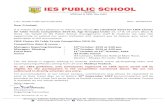 Affiliated to CBSE, New Delhi - IES Public School Bhopaliespublicschool.ac.in/app/prod/news_files/53/53.pdf · IMPORTANT NOTES IES PUBLIC SCHOOL, BHOPAL(M.P.) CBSE Cluster XII Table