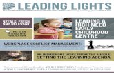 LEADING LIGHTS - NZEALS · leading lights | issue 4 | 2015 this is an interactive publication nz e alsf rh d v t 3 nzeals conference 20164 workplace conflict management 5 leading