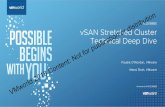 HCI2088BE vSAN Stretched Cluster for publication Technical ... · Use vSphere Replicationto third site, and enable RPO as low as 5minutes Use Site Recovery Manager for disaster recovery