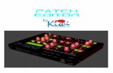 Patch Editor · level on a Roland© Juno-1) to 4096 on Kiwitechnics Korg Polysix & Roland Juno-106 Upgrades. These will normally be 0-63, 0-100 or 0-127 for most synthesizers. The