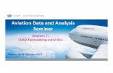 Aviation Data and Analysis Seminar Data and Analysi… · RPK* FTK* GDP** Index RPK (index 100 in 1995) FTK(index 100 in 1995) GDP (index 100 in 1995) 7 *:Worldtotalscheduledservices