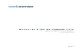 Websense V-Series Console Help · v8.0.x Websense V-Series Console Help Websense® V-Series Appliance TRITON AP-WEB and TRITON AP-EMAIL Models: V10000, V5000