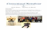2016 Correctional Newsfront - January to March 2016 Us/Newsroom/Documents... · 2016-04-01 · pet food drive for a local no kill shelter. The shelter is S.O.A.R. - Starting Over