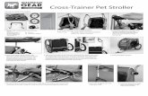 Cross-Trainer Pet Strollera4.g.akamai.net/7/4/29069/2h/petedge.download.akamai.com/18833… · stroller into the tube on the wheel base. Rotate the twist knob on the wheel base clockwise