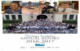 Heritage Academy ANNUAL REPORT 2016-2017 · First row: Larry Martin, Patrice Canty, Felicia Morrison, Jessica McNeil, Natasha Choe, Dante Stewart, Alice . Brown, Courtney Hatcher,