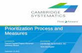 presented to presented by - DRPT€¦ · presented to presented by Prioritization Process and Measures Transit Capital Project Revenue ... Criteria by Project Types Criteria/Factor