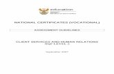 ASSESSMENT GUIDELINES Certificates NQF Level 2/NC(Vocational... · The assessment plan indicates which Subject Outcomes and Assessment Standards will be assessed, what assessment