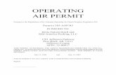 OPERATING AIR PERMIT - Arkansas Department of ......while a mixture of steam and vapor is used as the heat source for subsequent evaporators. Vapor from the evaporators is collected