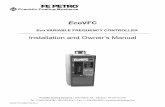 EcoVFC - Franklin Fueling SystemsEcoVFC Installation and Owner’s Manual Eco VARIABLE FREQUENCY CONTROLLER Franklin Fueling Systems • 3760 Marsh Rd. • Madison, WI 53718 USA Tel:
