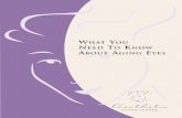 WHAT YOU NEED TO KNOW ABOUT AGING EYES...Today, the advances in vision care have made seeing better accessible to almost everyone. Vision health starts with being knowl-edgeable as