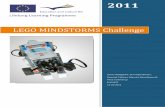 LEGO MINDSTORMS Challenge · sensors, different Lego parts and of course the program: “Lego mindstorms” that is used for programming the robots. We wish to build a robot that