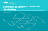 Handbook for Advanced Diving and Hyperbaric Medicine Training · Handbook for Advanced Diving and Hyperbaric Medicine. June 2019 v1.04. Training. ... this handbook is the date the