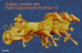 Gallop ahead with India Opportunity Portfolio V2€¦ · The portfolio is a play on the Agriculture, Capital Markets, Electricals & Electronics, IT and Pharmaceuticals sectors Investment