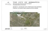 THE CITY OF WINNIPEG...AREA OF PROPOSED WORKS FERRIER STREET THE CITY OF WINNIPEG WATER AND WASTE DEPARTMENT ENGINEERING DIVISION COVER SHEET AND LOCATION PLAN CITY DRAWING NO. CONSULTANT