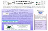 Auction at The Greenery Interested in becoming a 2016 Expo ......Indian Trail Master Naturalists Events Join the Indian Trail Master Naturalists at their monthly meeting on Monday,