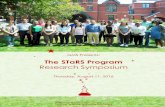 Research Symposium - Boston University Medical Campus · Research Symposium Thursday, August 11, 2016. STaRS Research Symposium 2016 Welcome to the Annual Summer Training as Research