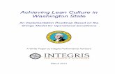 Integris Roadmap for Achieving Lean Culture in Washington ... · Roadmap for Achieving Lean Culture In the pages that follow we present tools and concepts that Washington State agencies
