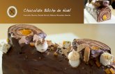 Chocolate Bûche de Noël · Chocolate Mousse 0.6 cup (150g) milk 2 ea. (40g) egg yolks 0.4 (70g) sugar 2 grams gelatin, soaked in cold water 5 ounces (150g) dark chocolate 58/64%