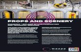 PROPS AND SCENERY€¦ · The Props and Scenery course at WAAPA is the only course in Australia to offer students an education in the areas of Set construction, Props construction,