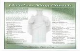 CHRIST THE KING CHURCH · 8/28/2016  · p.m. En inglés, los sábados de 3:00 p.m. a 3:30 p.m. En español después de la misa de 6:00 p.m. el primer sábado del mes. En español
