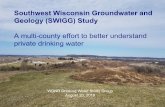 Southwest Wisconsin Groundwater and Geology (SWIGG) Study · WDNR Drinking Water Study Group August 20, 2019. Background • Jan. 2018 Moratorium & Manure Spreading Restriction requests
