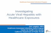 Investigating Acute Viral Hepatitis with Healthcare Exposures Document Libra… · IV catheter is a single interconnected unit 13 ... medication or enter a medication container, and