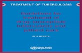 Guidelines for treatment of drug-susceptible tuberculosis ... · 1.5. The effectiveness of a TB treatment period of greater than 8 months compared to the standard 6-month treatment