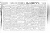 - 1932 - The Kendrick Gazette/1932 Jan. - Jun… · a "",.' I ~ "l!i(l > E GAZEETE,IS READ EACHI WEEK BY MORE THAN 3,000 PEOPLE i POTLATCH Non.Irrigated BEANS ARE BETTER,VOLUME XLII