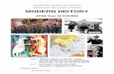 MODERN HISTORY - Rossmoyne Senior High School · MODERN HISTORY Rationale The Modern History ATAR course enables students to study the forces that have shaped today‟s world and
