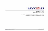 HY2110 Datasheet - e-ink-reader-ru.1gb.rue-ink-reader-ru.1gb.ru/pdf/DS-HY2110_EN.pdf · HY2110 . Datasheet . 1- Cell Lithium-ion/Lithium Poylmer Battery Packs Protection ICs © 2009-2011