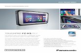 TOUGHPAD FZ-M1 · TOUGHPAD FZ-M1MK2 THE WORLD’S FIRST FULLY-RUGGED 7” WINDOWS® 10 PRO TABLET WITH AN INTEL® CORE™ I5 VPRO™ PROCESSOR The Panasonic Toughpad FZ-M1MK2 is the