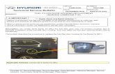 (8) HYUnDRI I nEW POSSIBILITIES. Technical Service ...SUBJECT: FUEL FILLER DOOR HOUSING REPLACEMENT (SERVICE CAMPAIGN T1 K) 8. Insert your hand between the housing (K) and the fuel